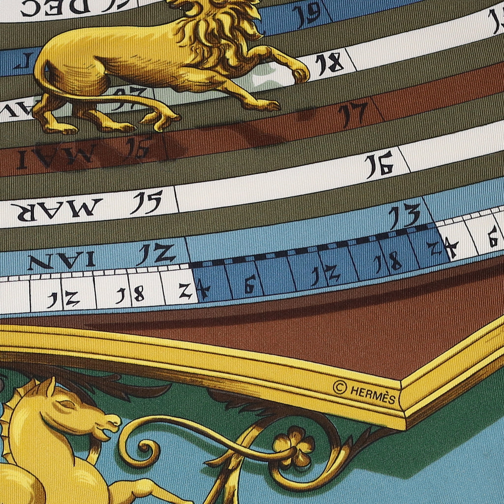 Hermès Dies et Hore Silk Scarf