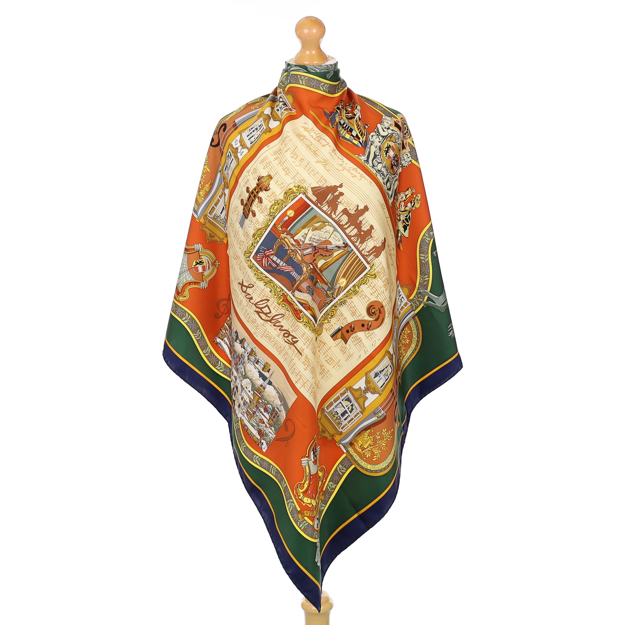 Hermès In Salzburg Silk Scarf Quite Rare