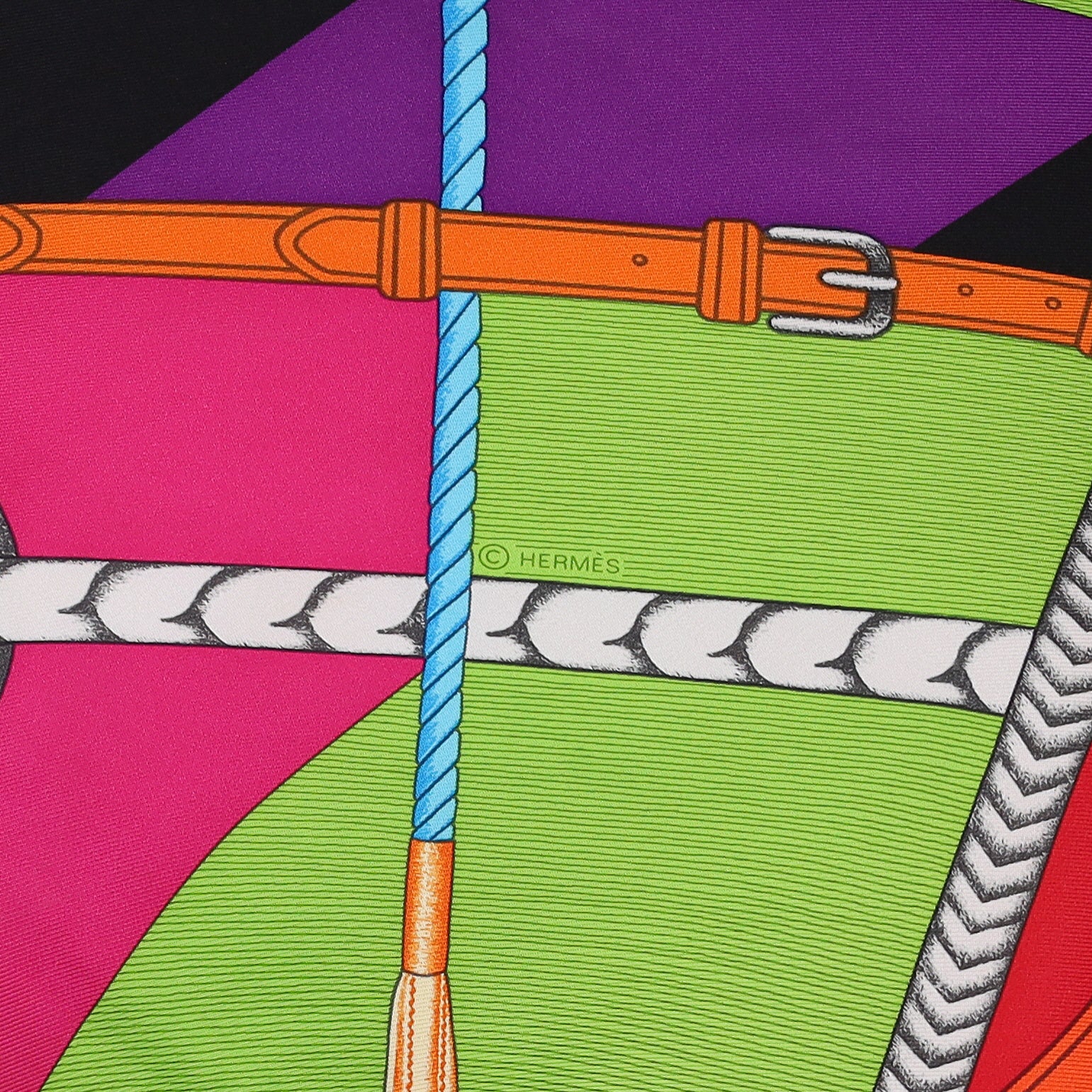 Hermès Parcours Sans Faute Silk Scarf