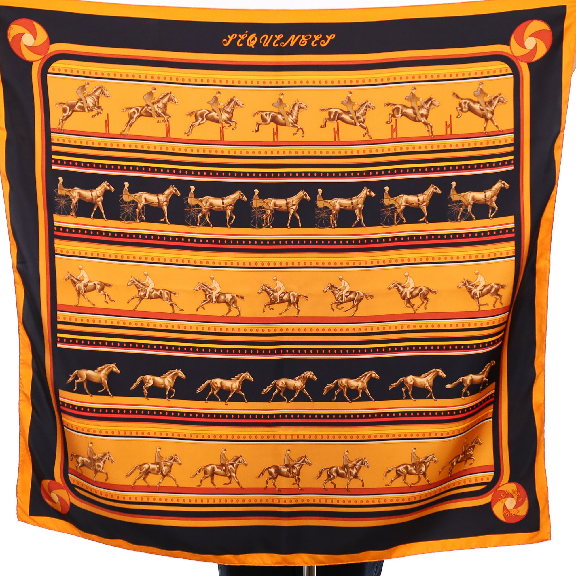 Hermès Séquences Silk Scarf Quite Rare