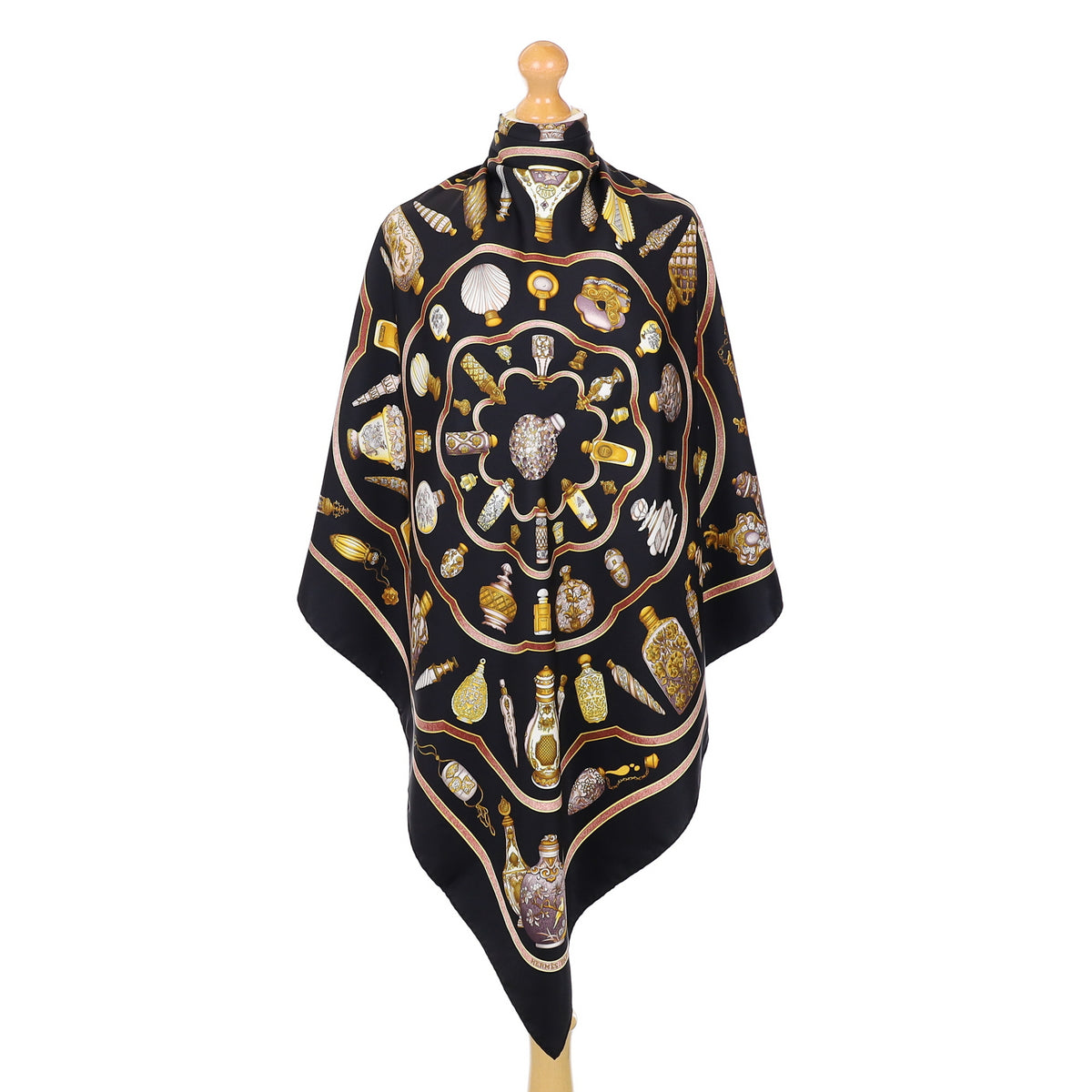 Pristine Hermès Qu'importe Le Flacon Silk Scarf