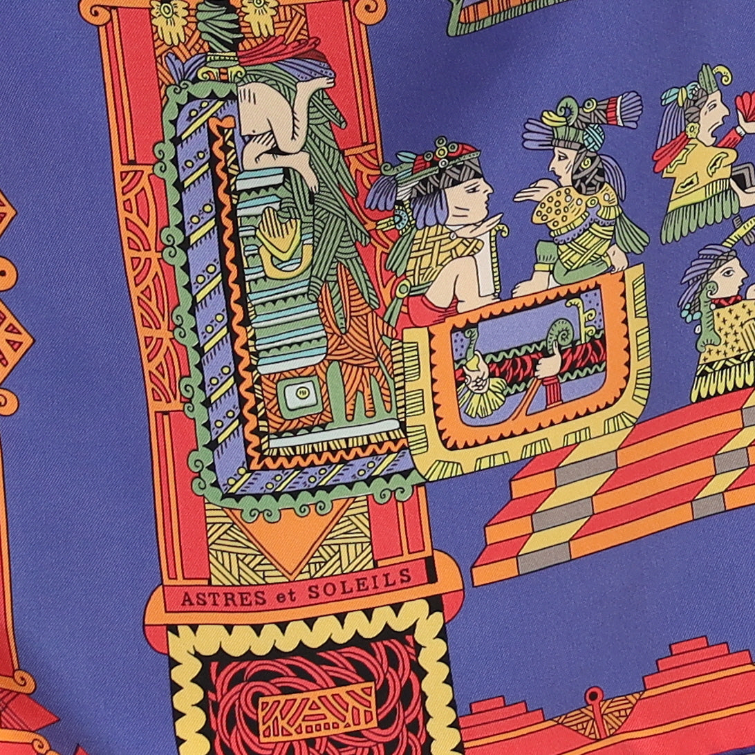 Astres et Soleils Hermès Silk Scarf Quire Rare