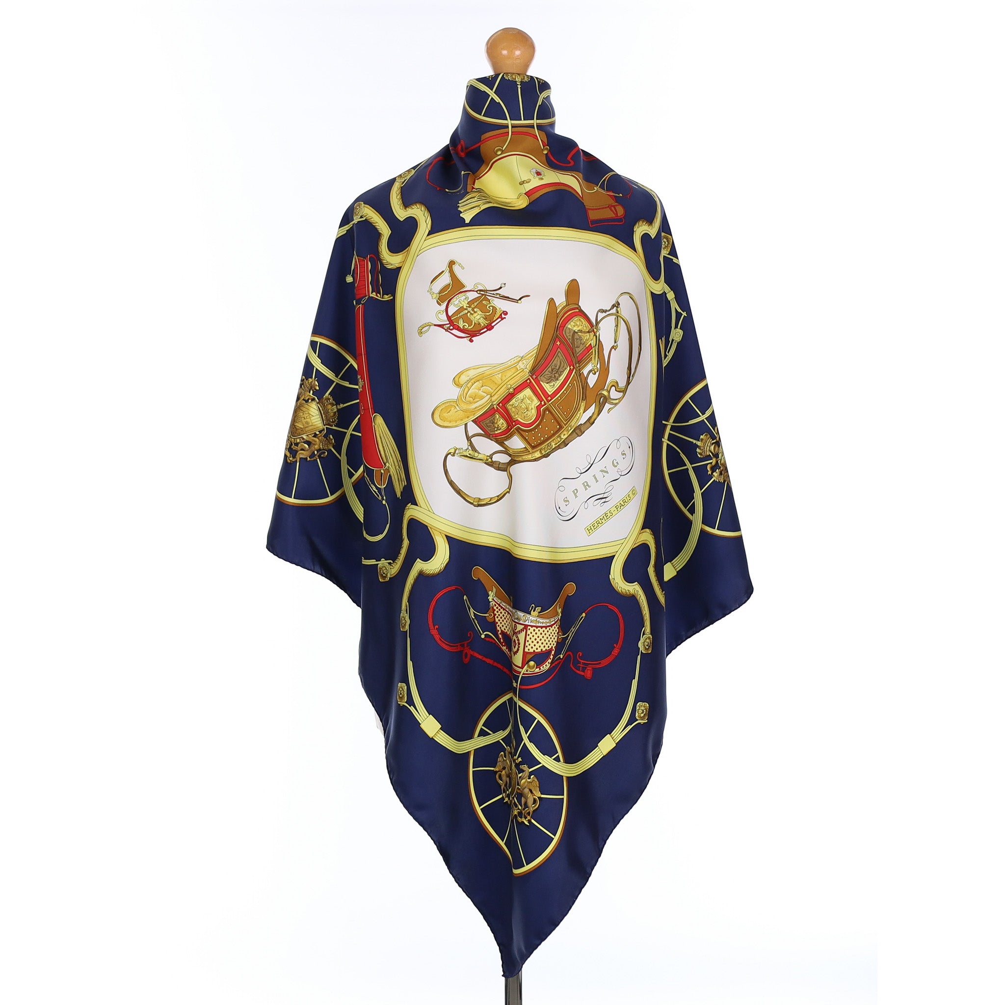 Hermès Springs Silk Scarf