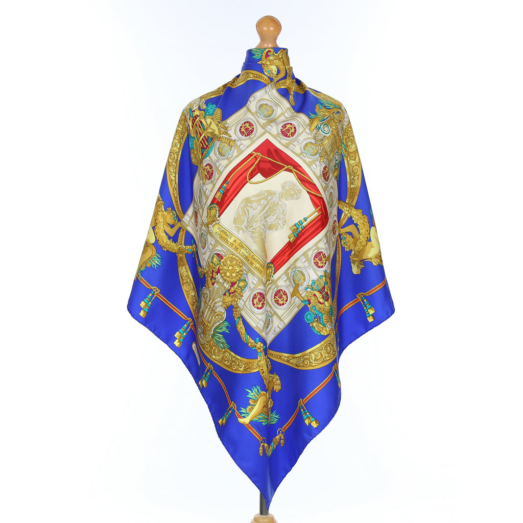 Hermès Hommage a Charles Garnier Silk Scarf