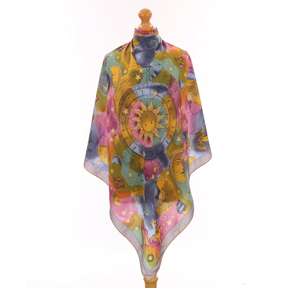 Codello Multicolour Zodiac Silk Scarf