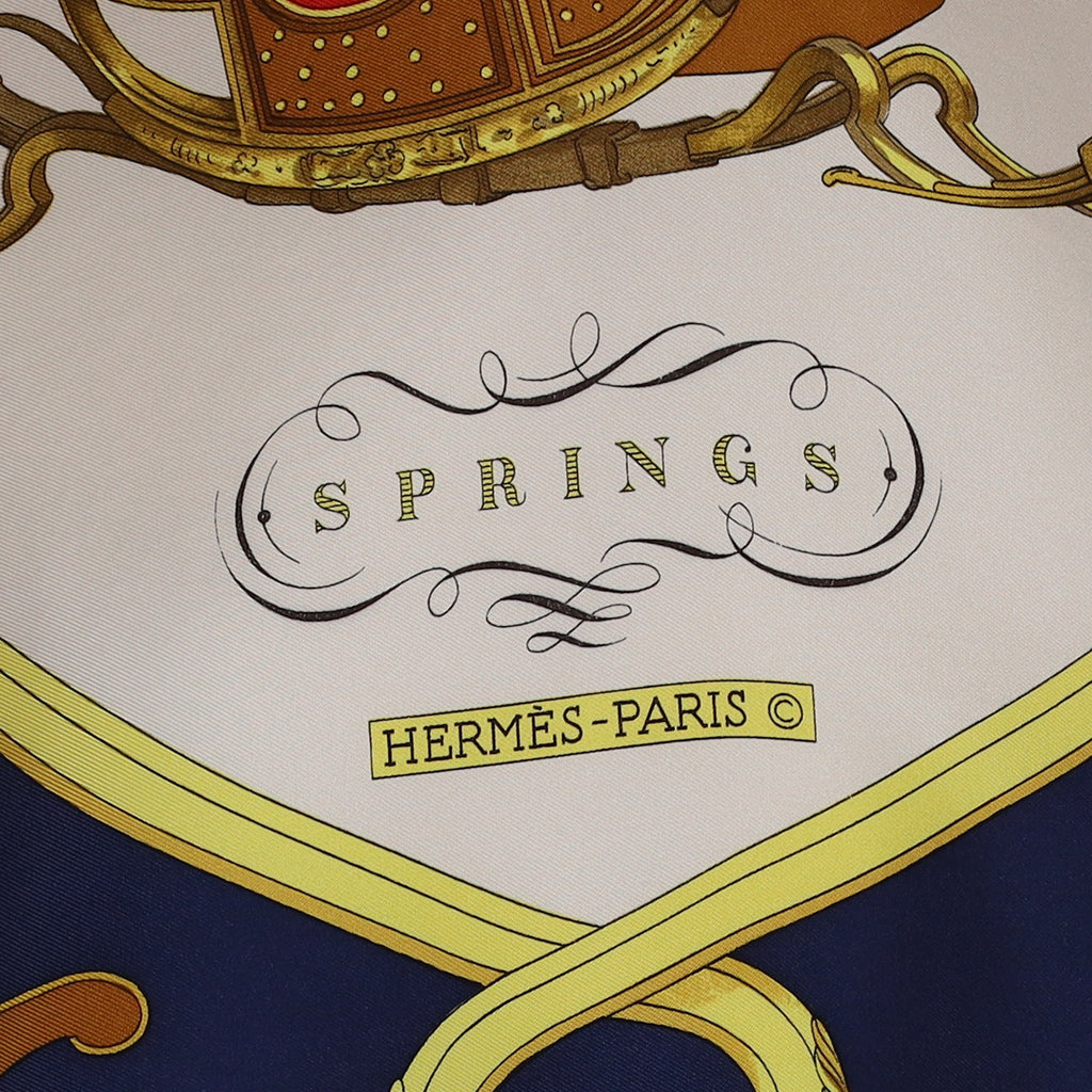 Hermès Springs Silk Scarf