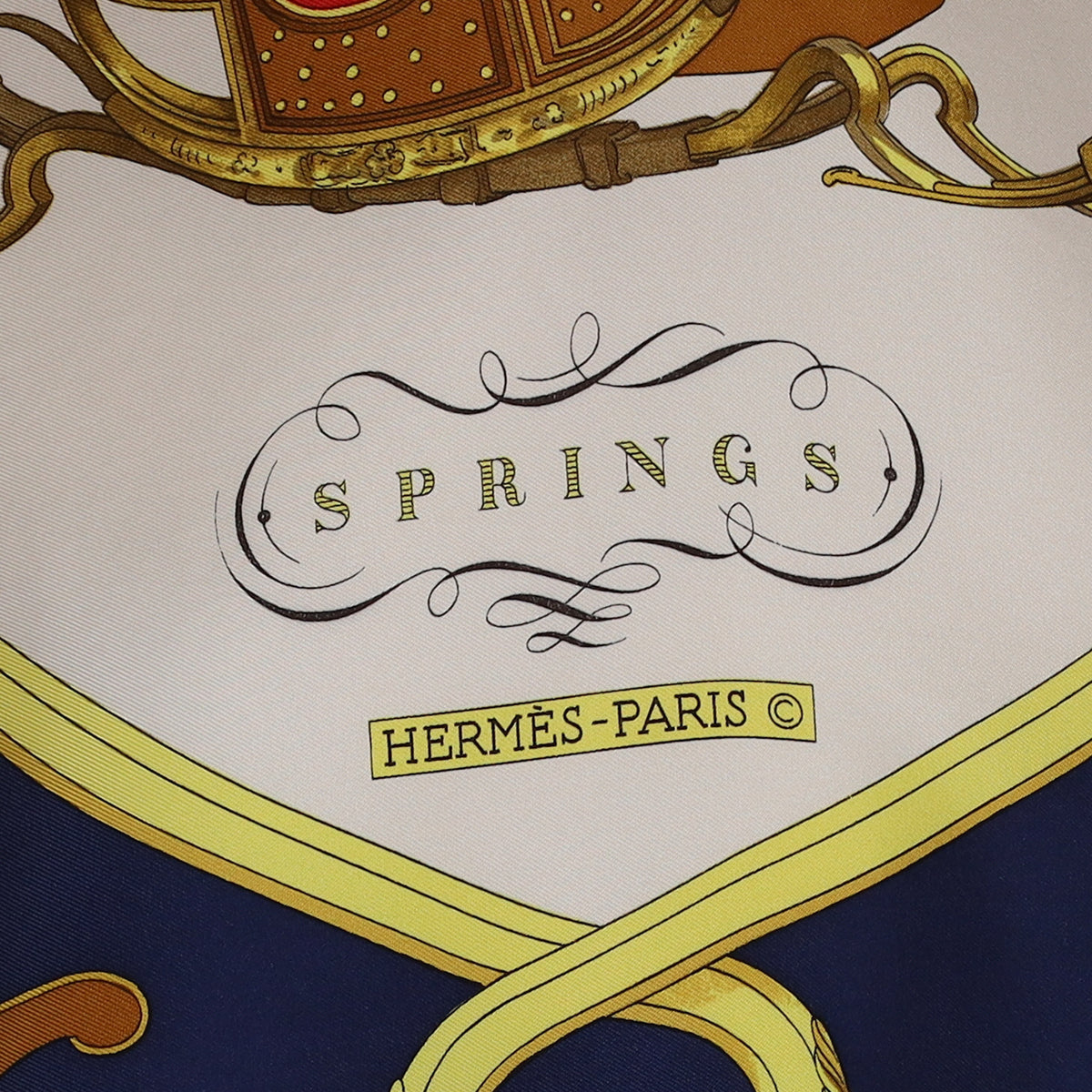 Hermès Springs Silk Scarf