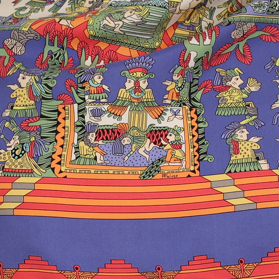 Astres et Soleils Hermès Silk Scarf Quire Rare