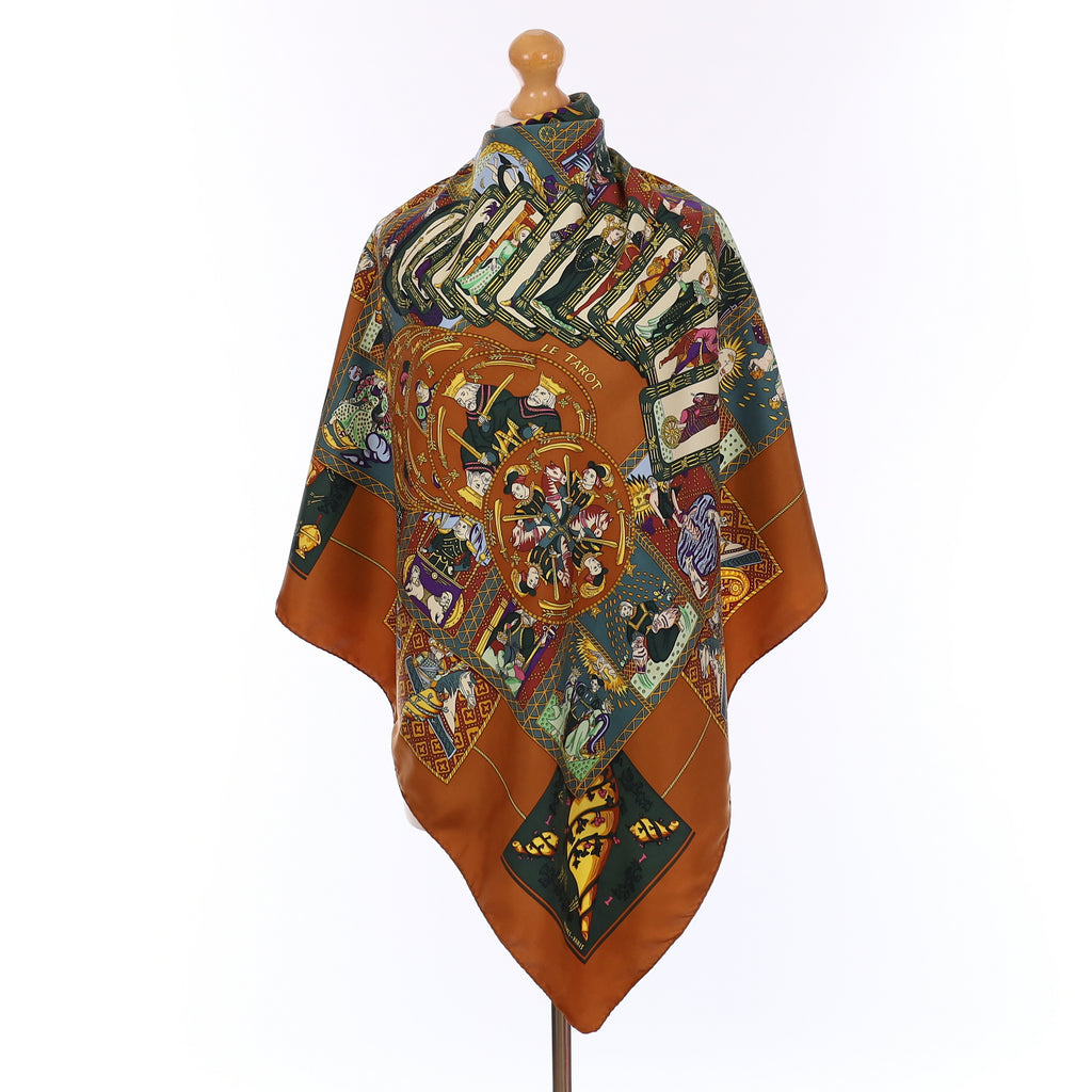 Le Tarot Hermès Silk Scarf
