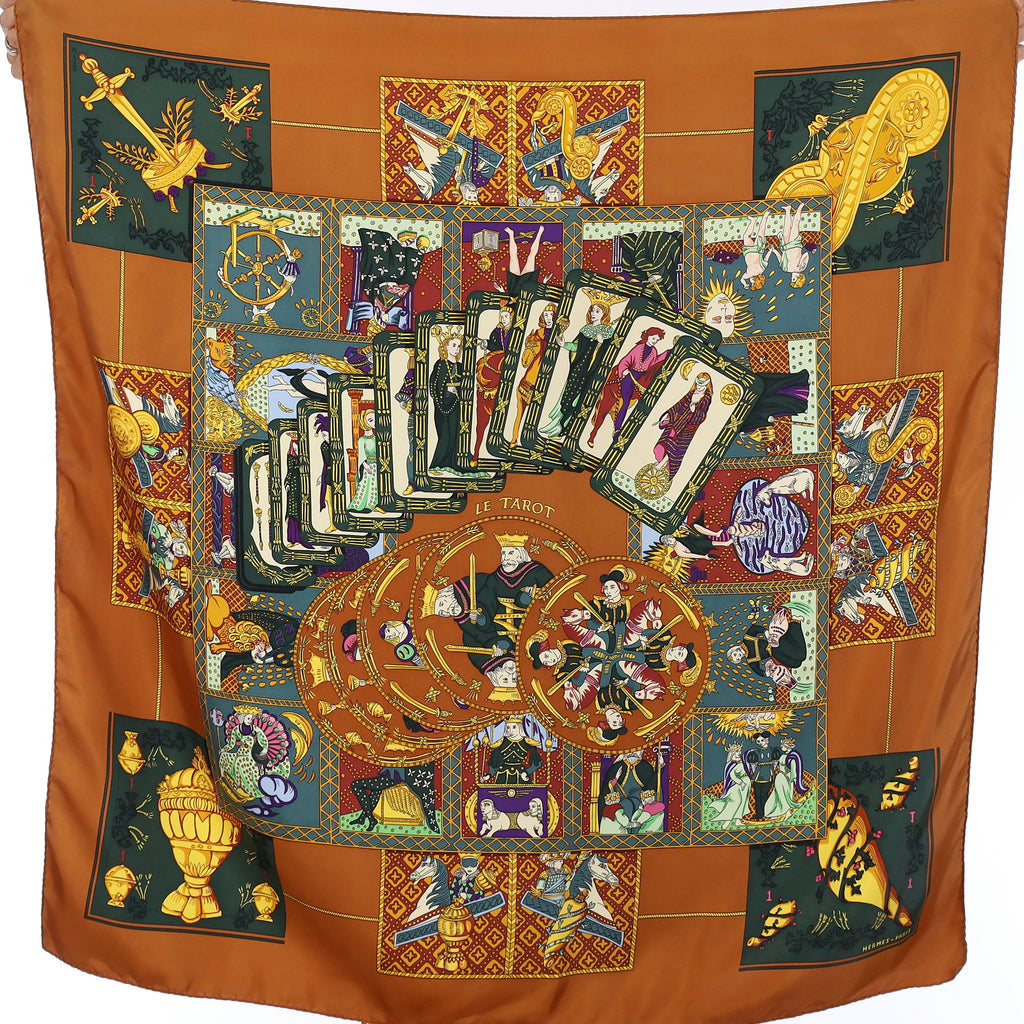 Le Tarot Hermès Silk Scarf