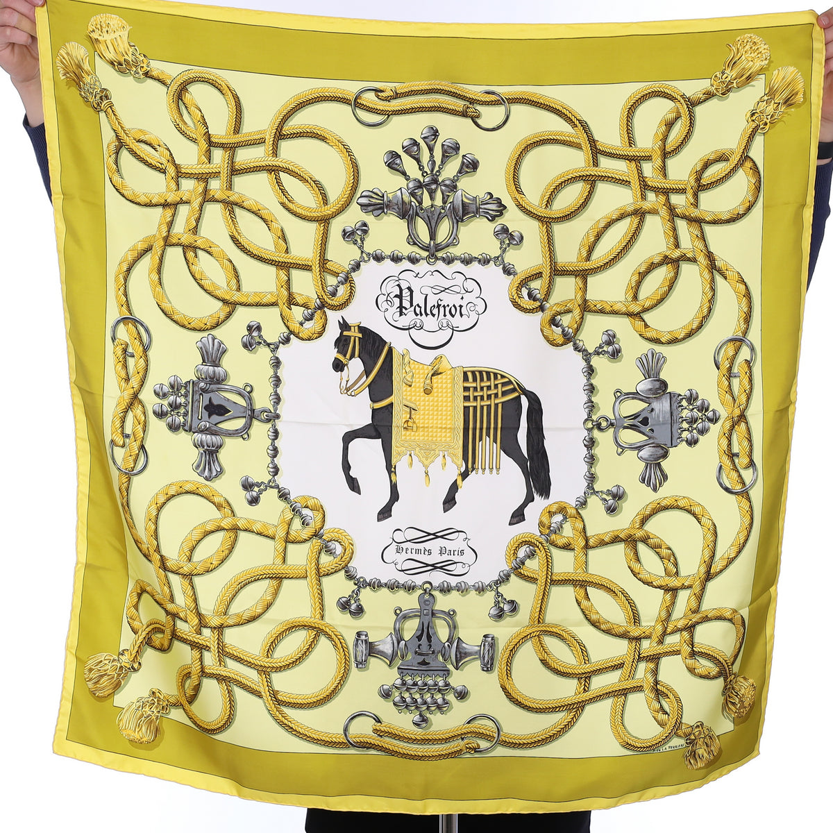 Hermès Palefrois Silk Scarf