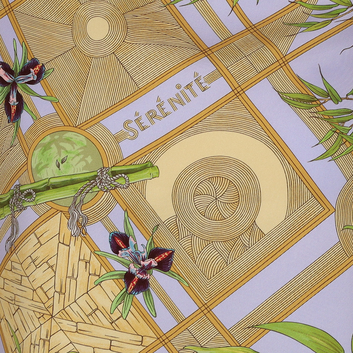 Hermès Sérénité Silk Scarf Quite Rare