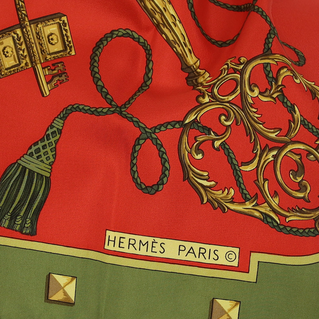 Pristine Boxed Hermès Les Clefs Silk Scarf