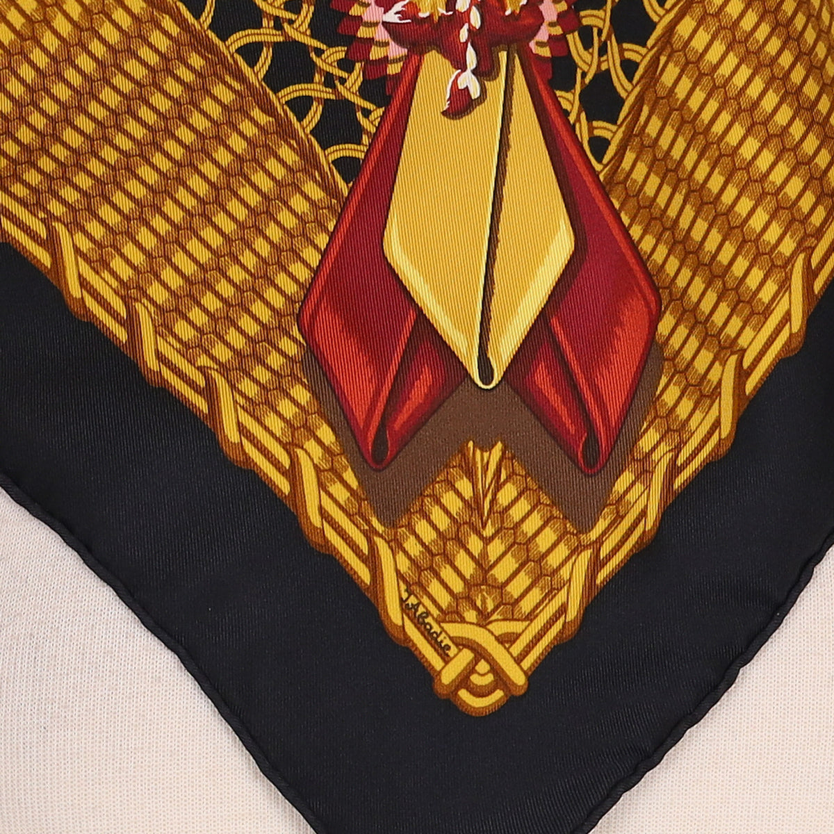 Hermès Voitures Paniers Vintage Silk Scarf