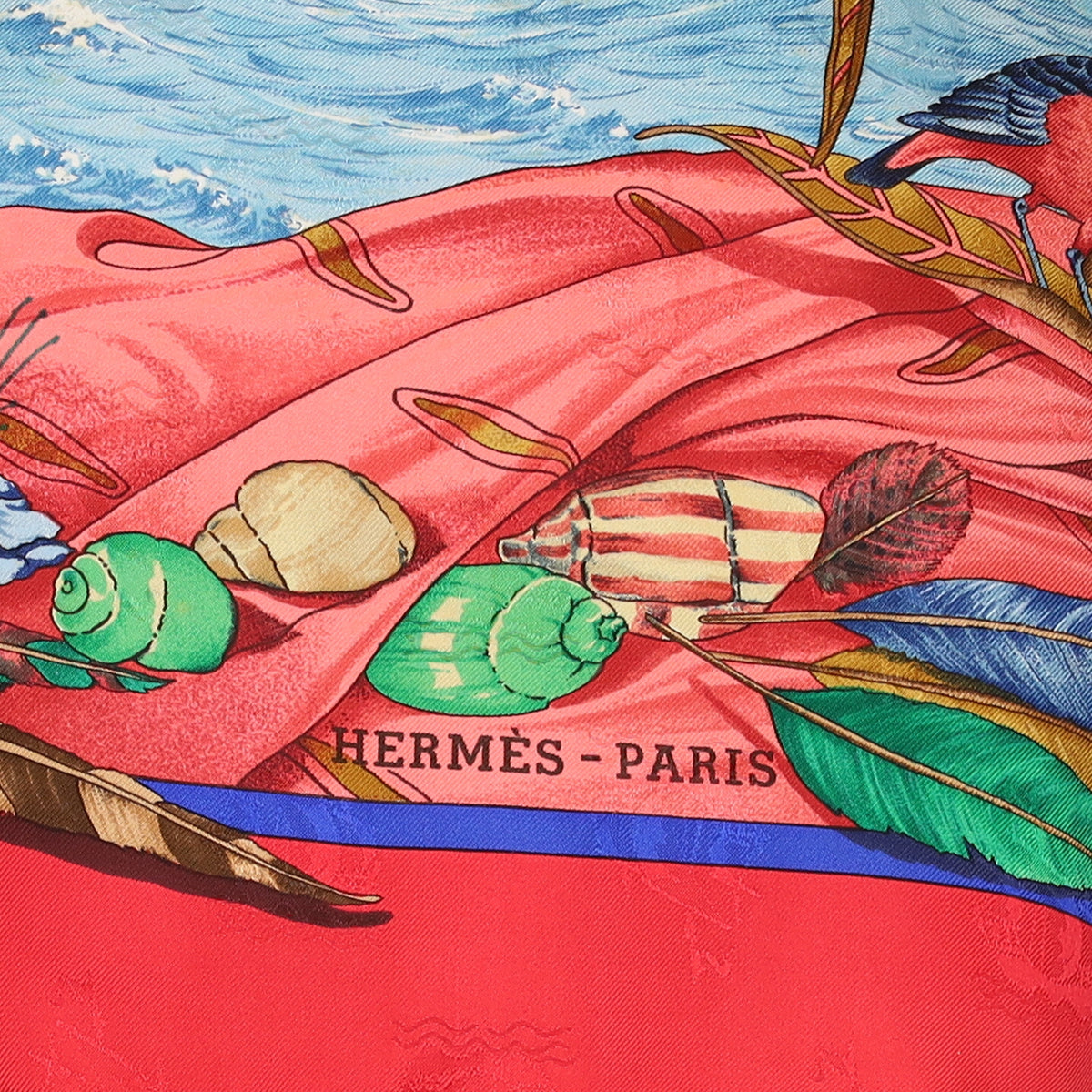 Hermès Christophe Colomb Découvre L'Amérique Vintage Silk Scarf