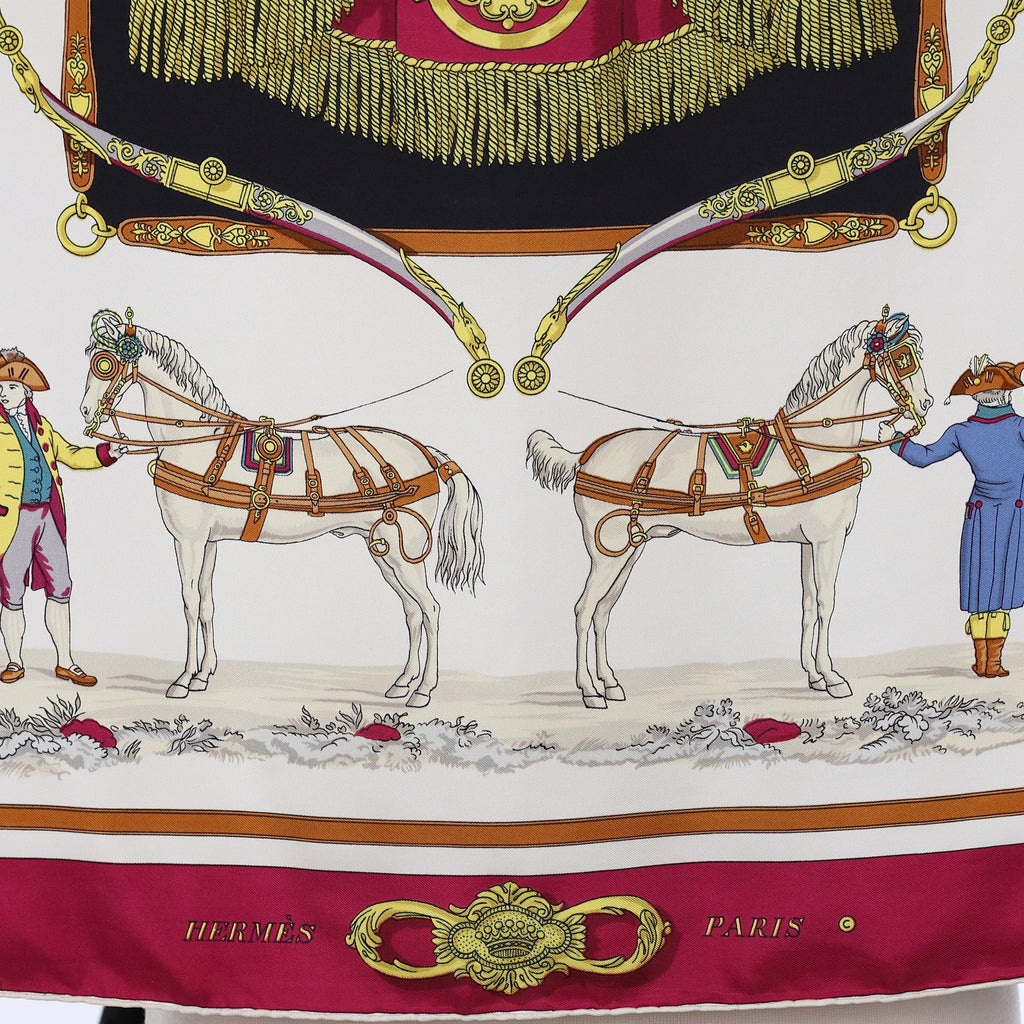 Hermès Harnais a L’anglaise Silk Scarf
