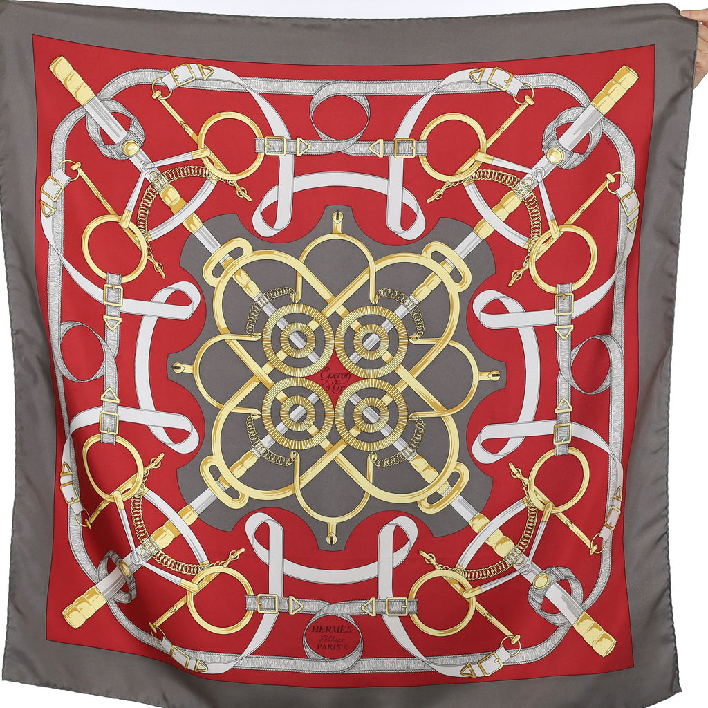 Hermès Eperon d'Or Silk Scarf