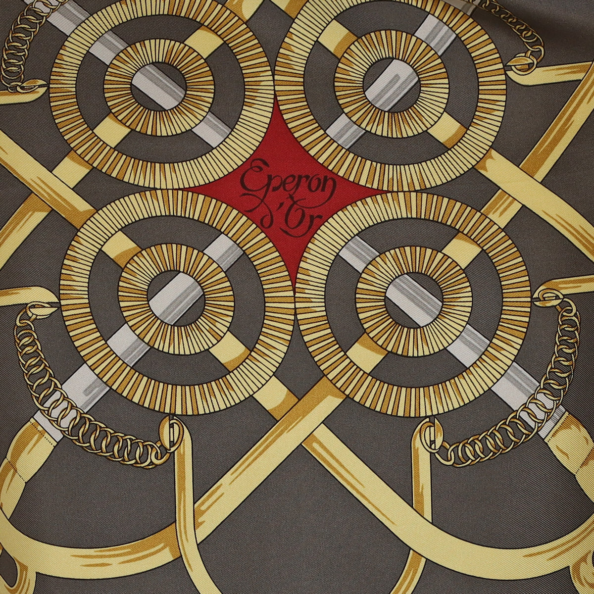 Hermès Eperon d'Or Silk Scarf