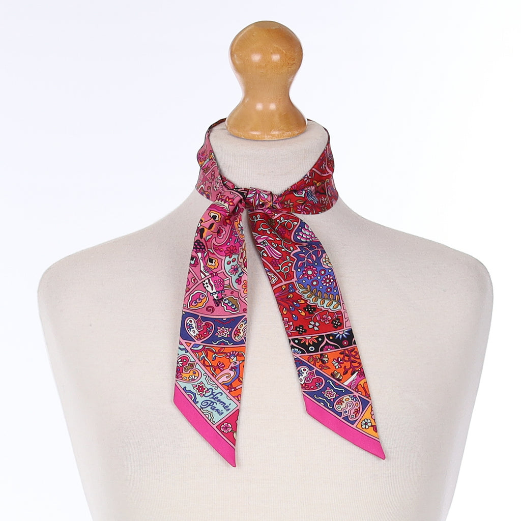 Pristine Boxed Hermès Silk Twilly Scarf