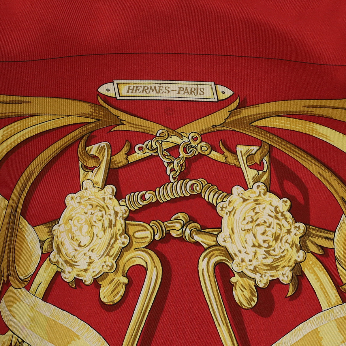 Hermès Le Mors a la Conétable Vintage Silk Scarf