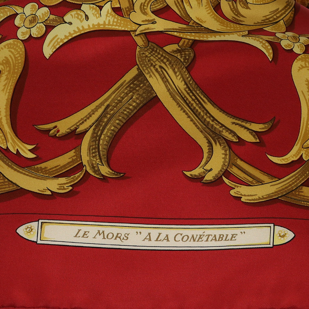 Hermès Le Mors a la Conétable Vintage Silk Scarf