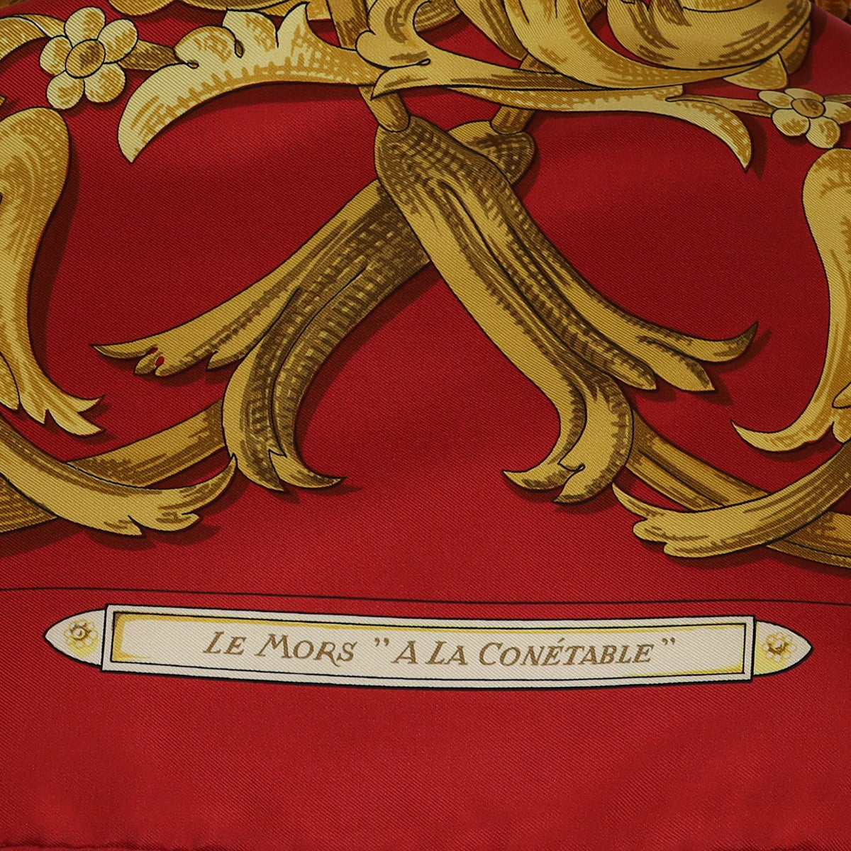 Hermès Le Mors a la Conétable Vintage Silk Scarf