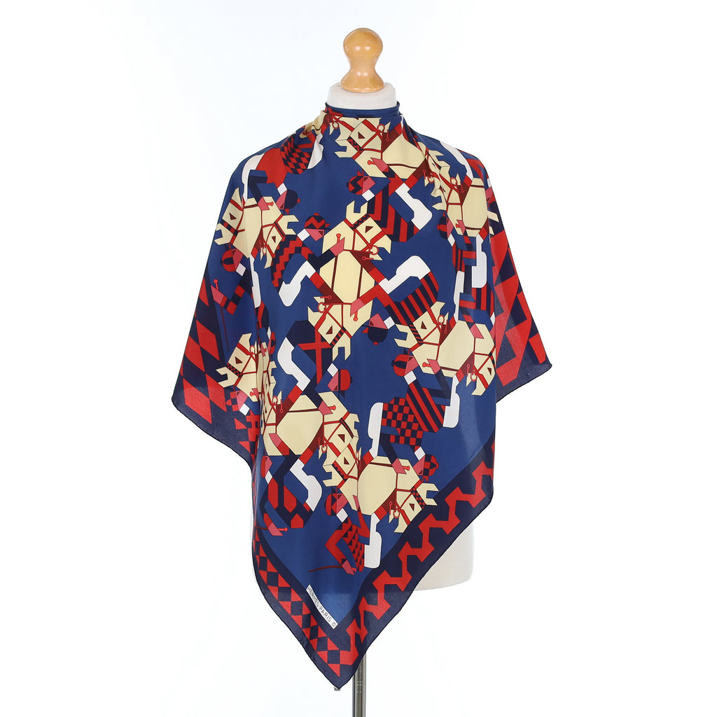 Chantilly Hermès Vintage Silk Scarf