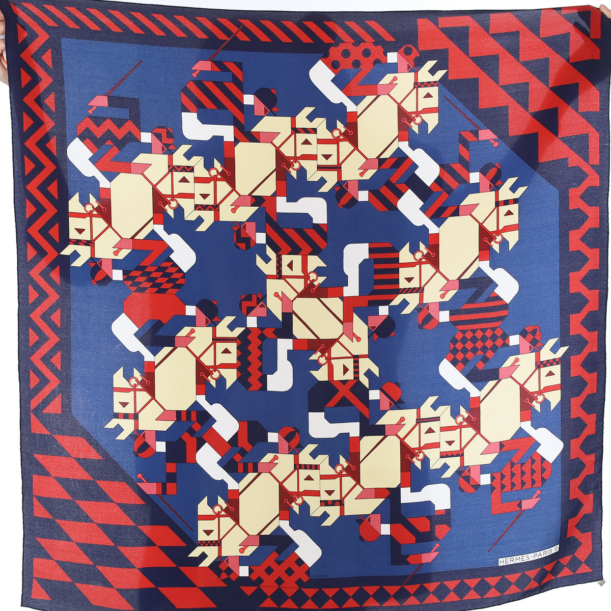 Chantilly Hermès Vintage Silk Scarf