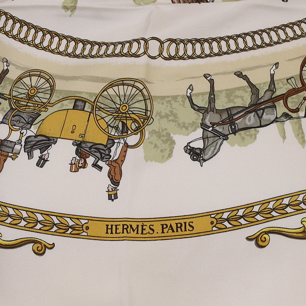 Hermès La Promenade de Longchamps Silk Scarf