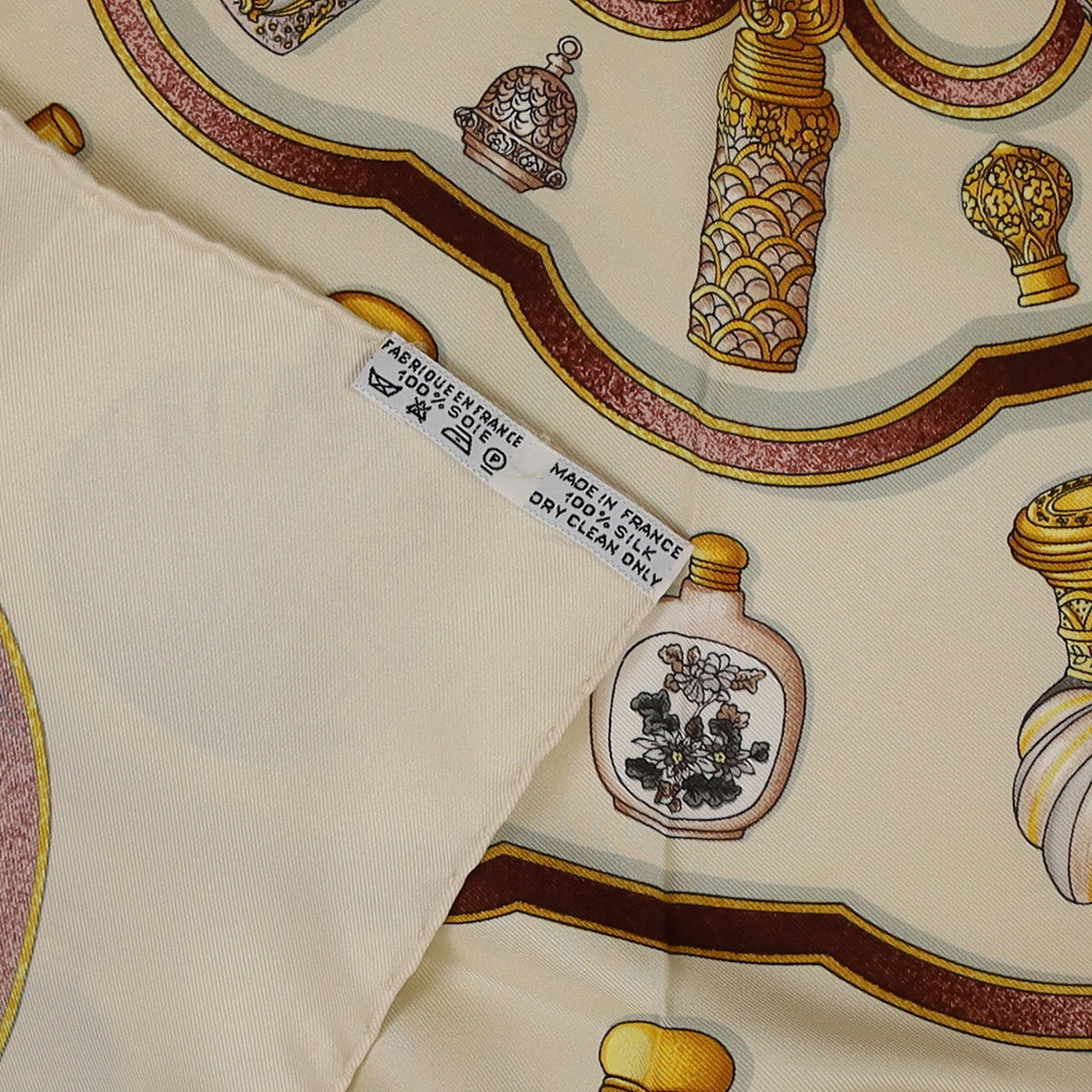 Pristine Boxed Hermès Flacons Silk Scarf