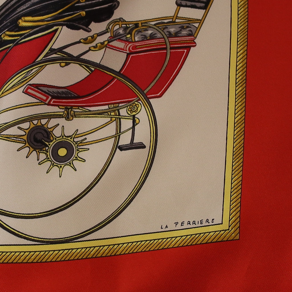 Pristine Boxed Hermès Les Voitures a Transformation Silk Scarf