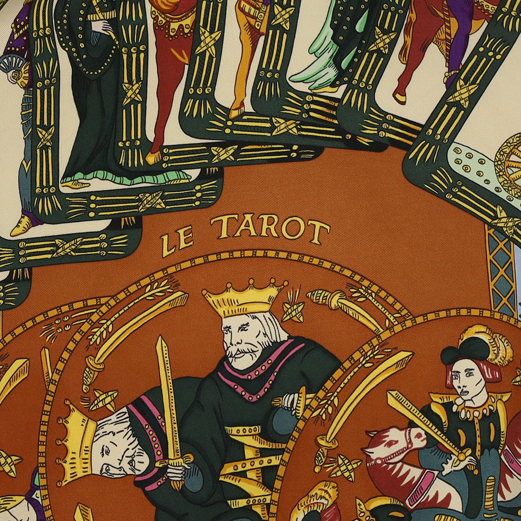 Le Tarot Hermès Silk Scarf