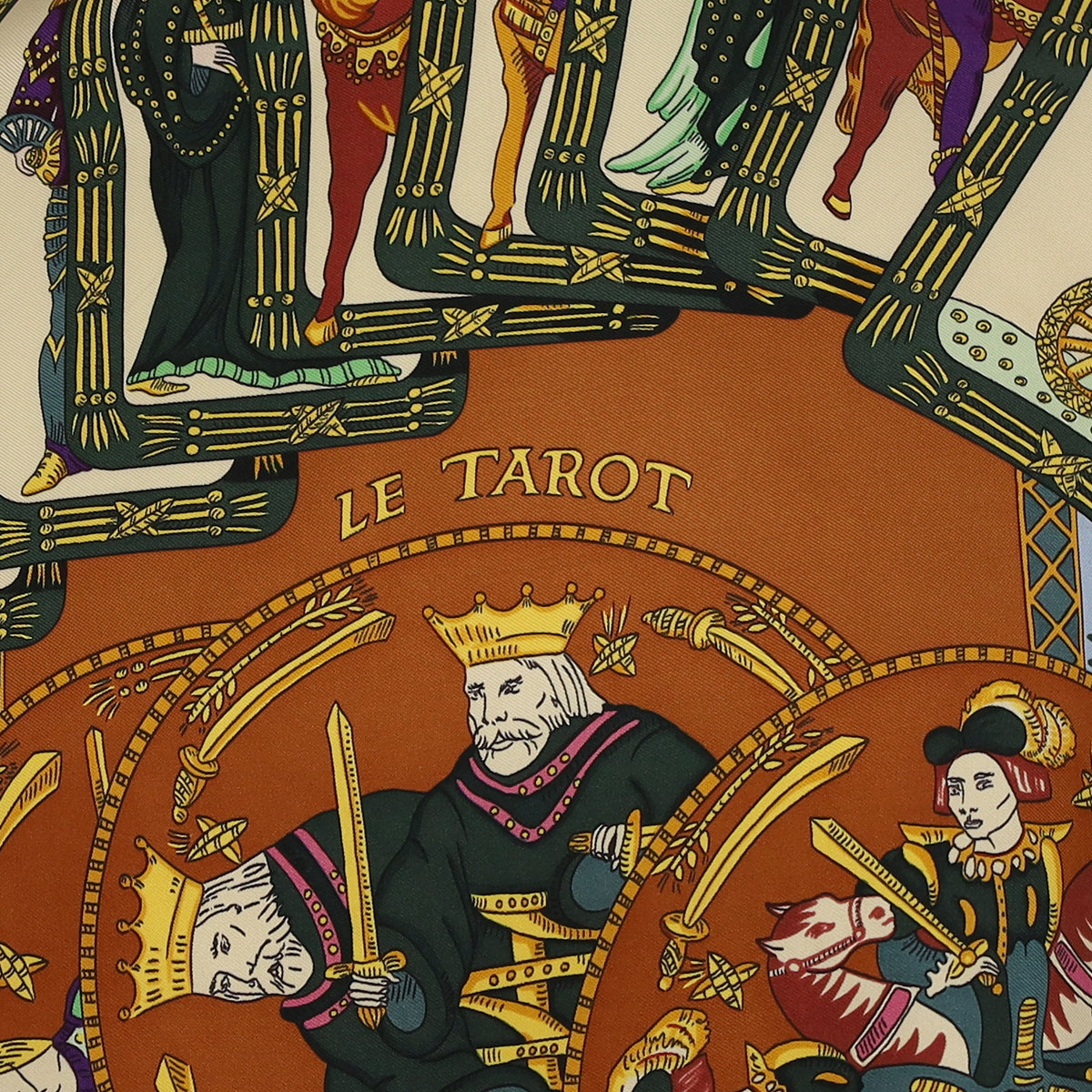 Le Tarot Hermès Silk Scarf