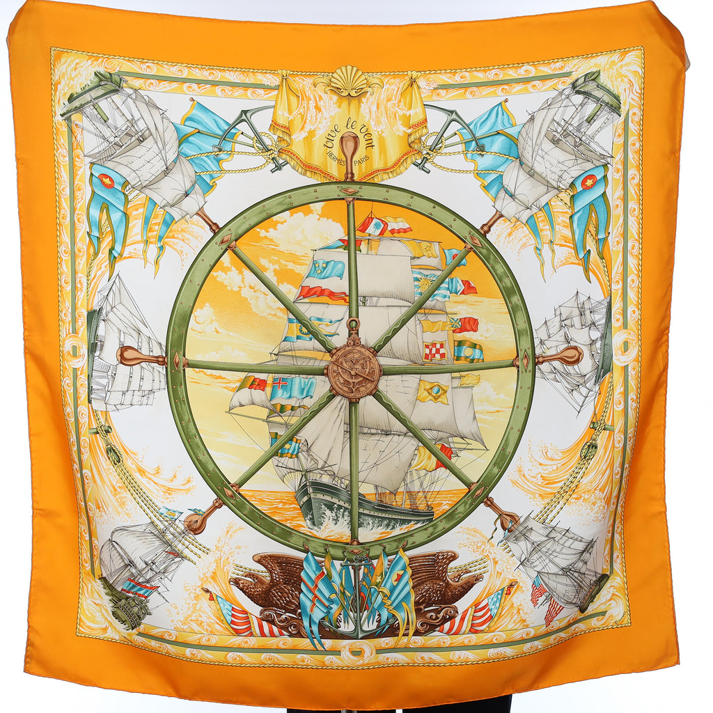 Hermès Vive le Vent Silk Scarf