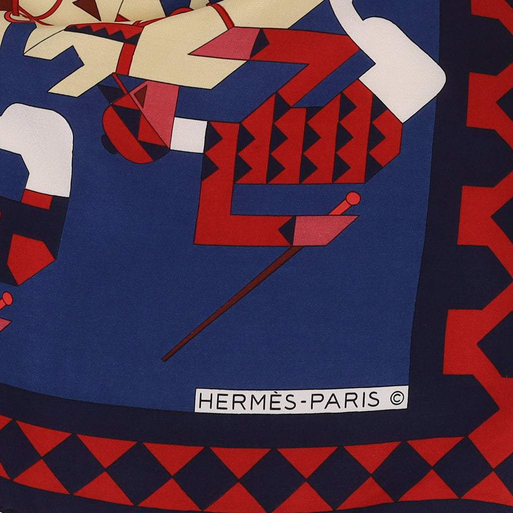 Chantilly Hermès Vintage Silk Scarf