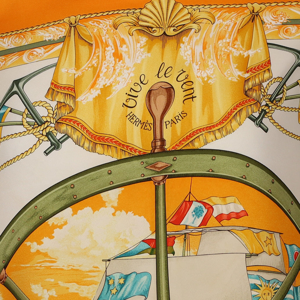 Hermès Vive le Vent Silk Scarf