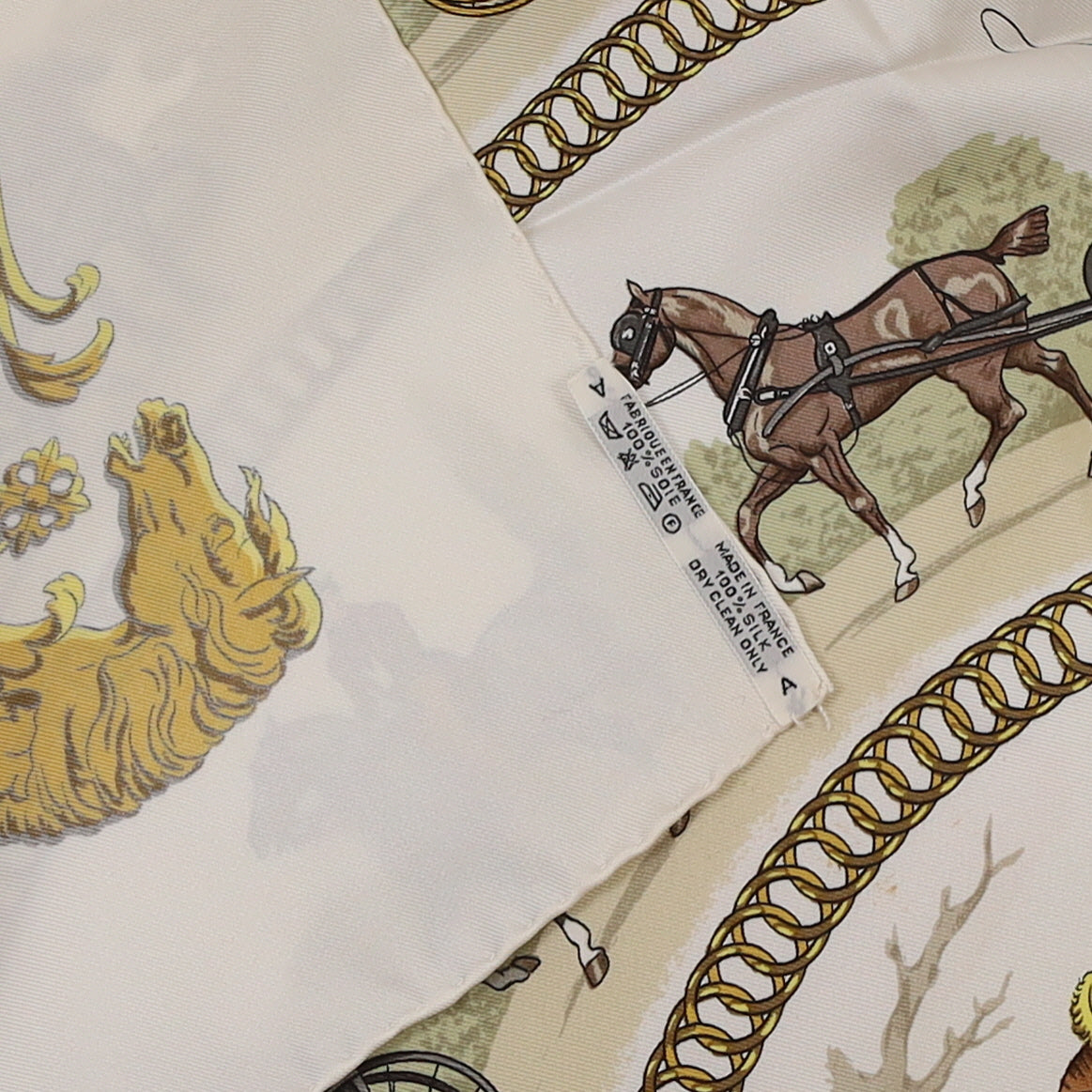 Hermès La Promenade de Longchamps Silk Scarf