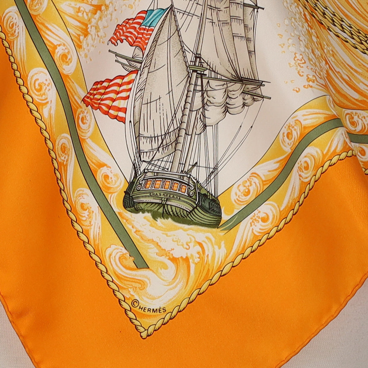 Hermès Vive le Vent Silk Scarf