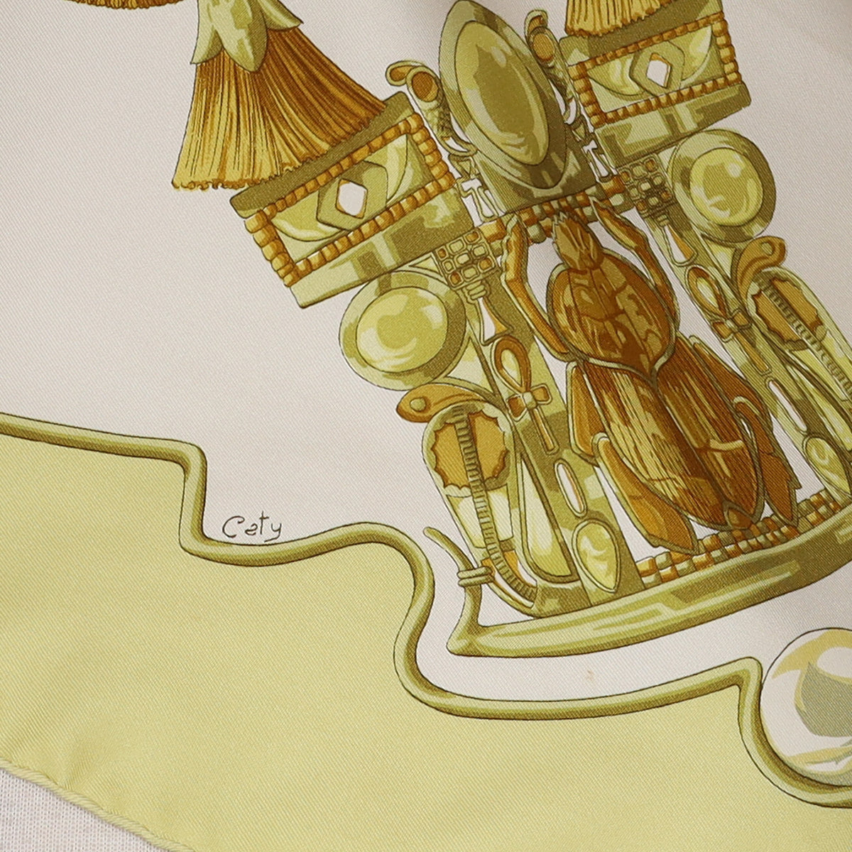 Hermès Égypte Vintage Silk Scarf Quite Rare
