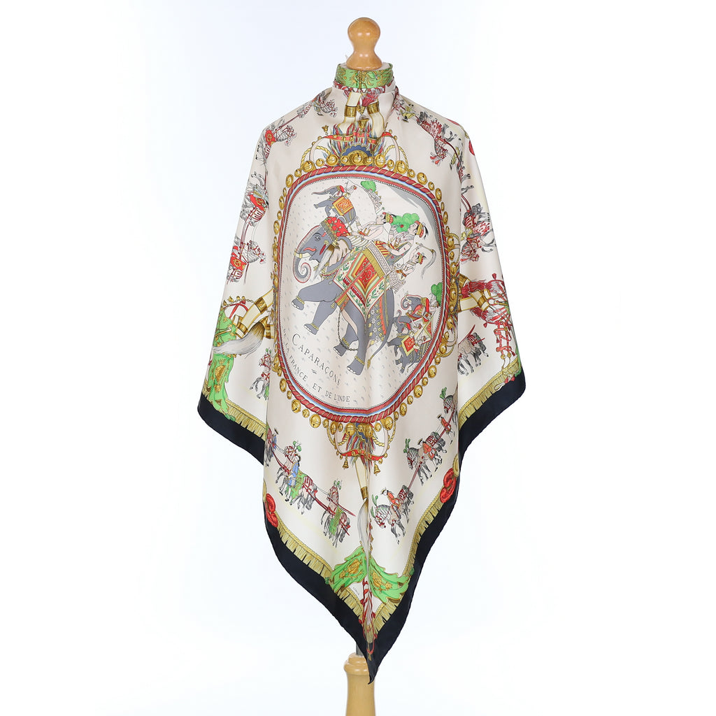Hermès Caparaçons Silk Scarf