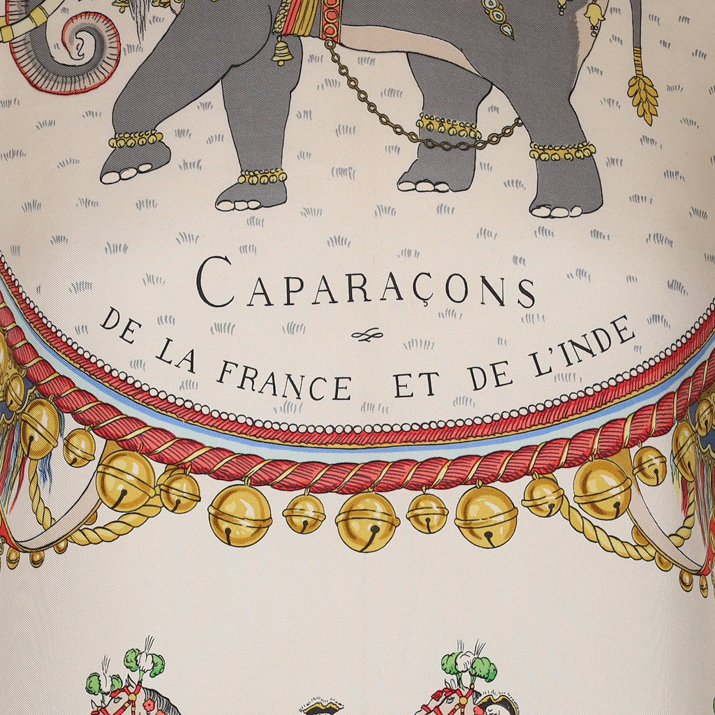 Hermès Caparaçons Silk Scarf