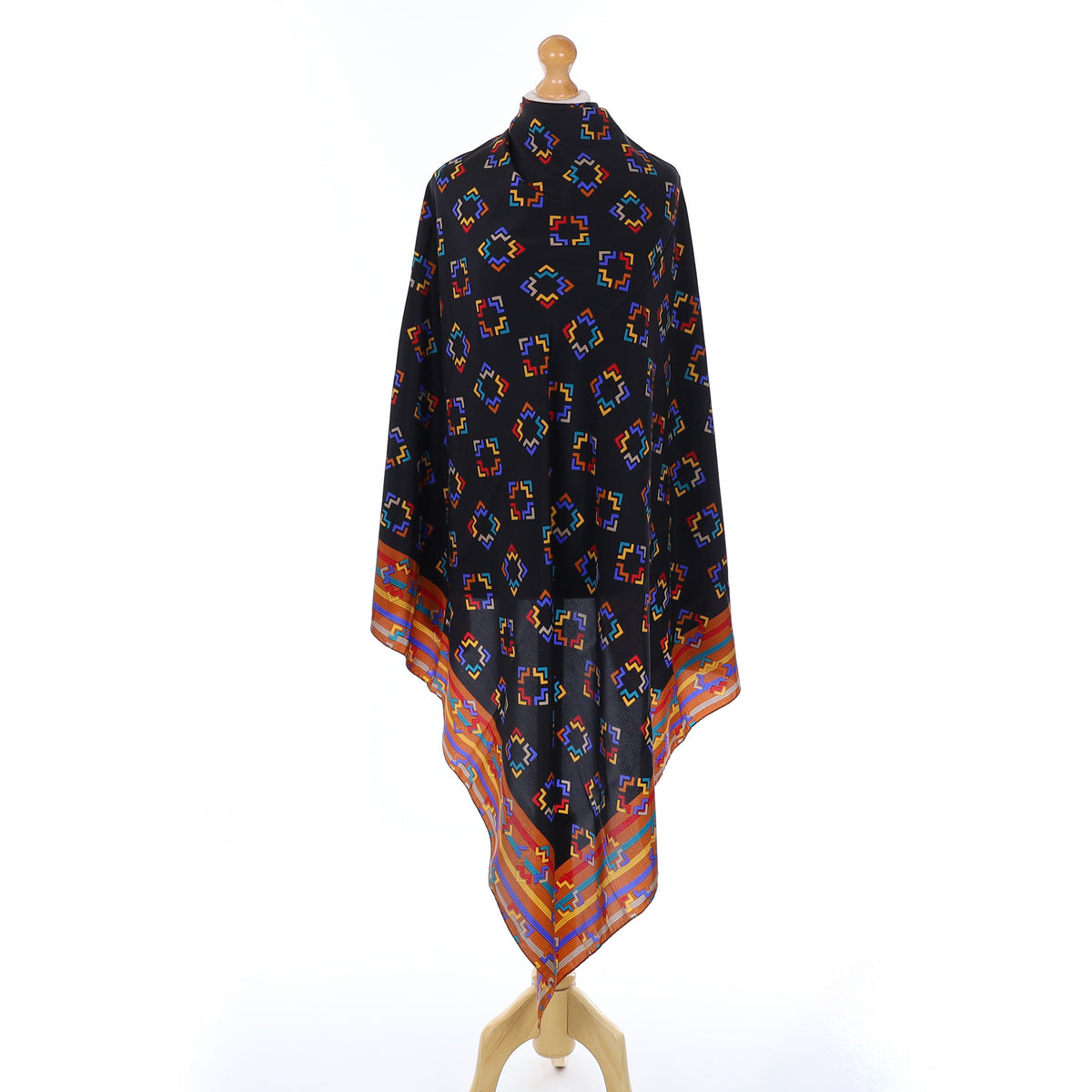 Mario Valentino Multicoloured Silk Shawl