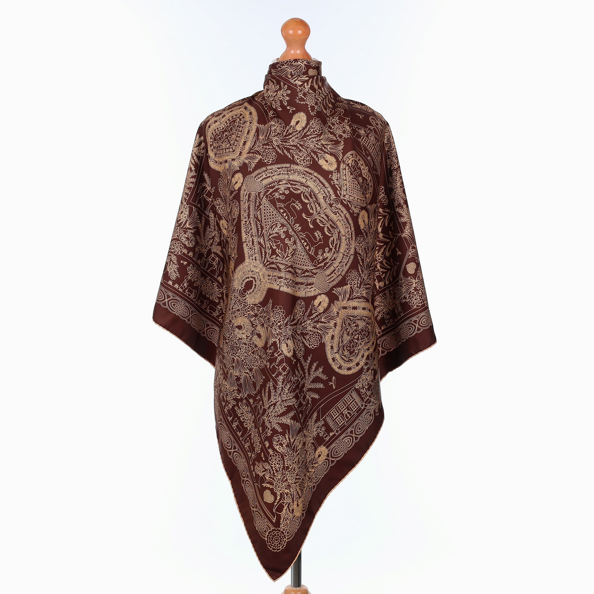 Hermès Découpages Silk Scarf