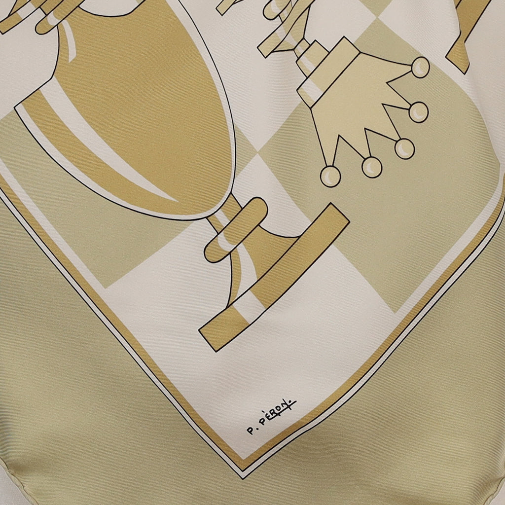 Hermès Échiquier Silk Scarf