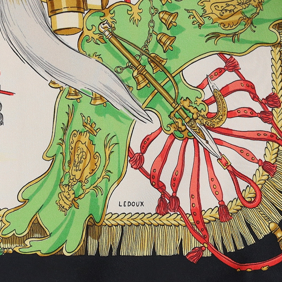 Hermès Caparaçons Silk Scarf