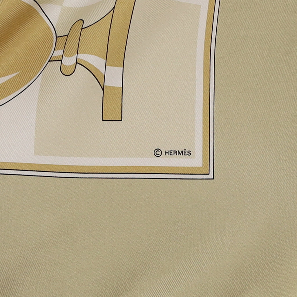 Hermès Échiquier Silk Scarf