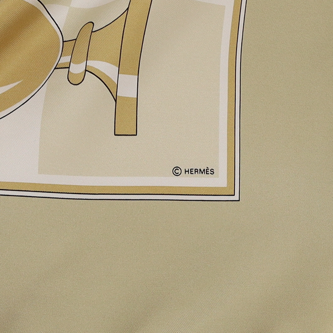 Hermès Échiquier Silk Scarf