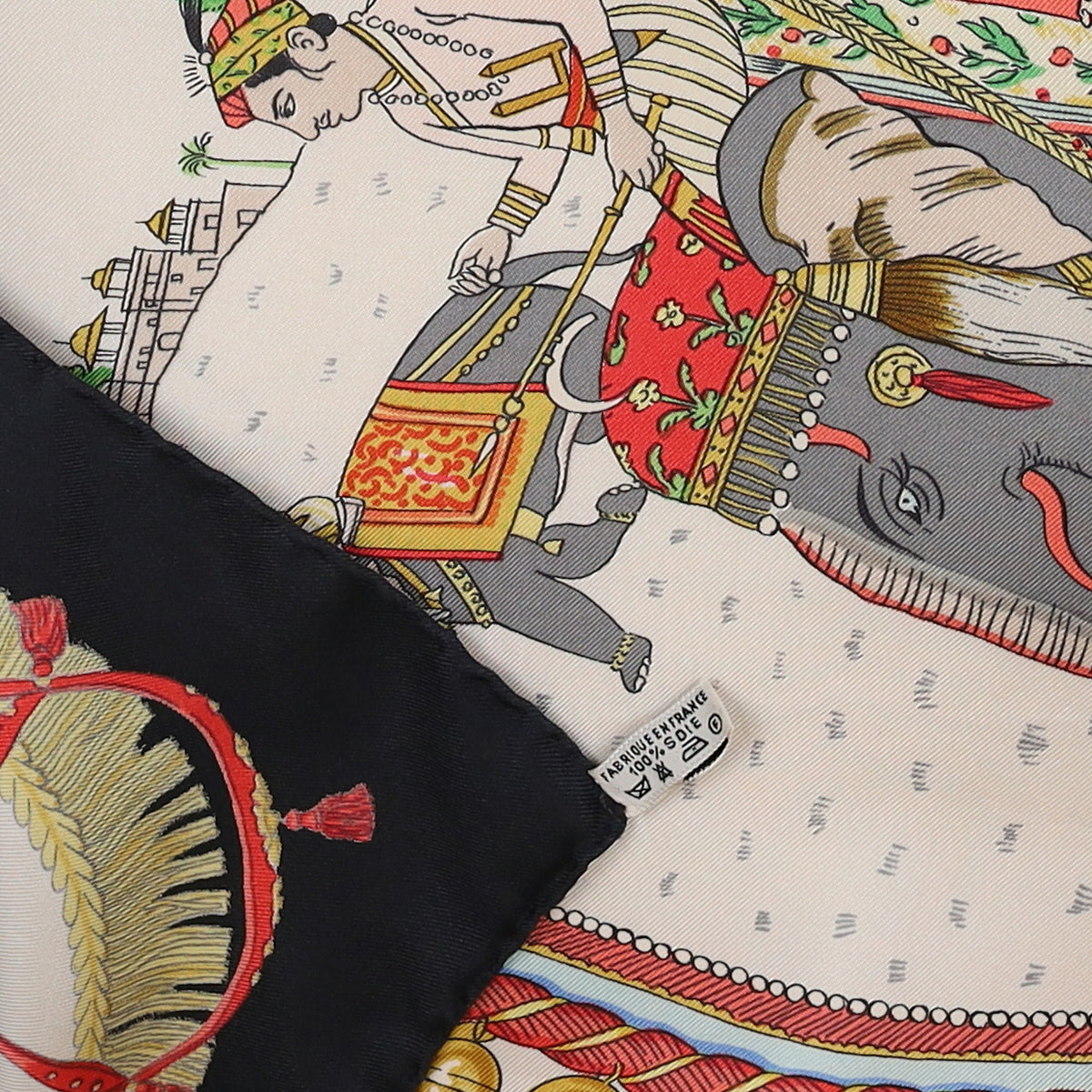 Hermès Caparaçons Silk Scarf
