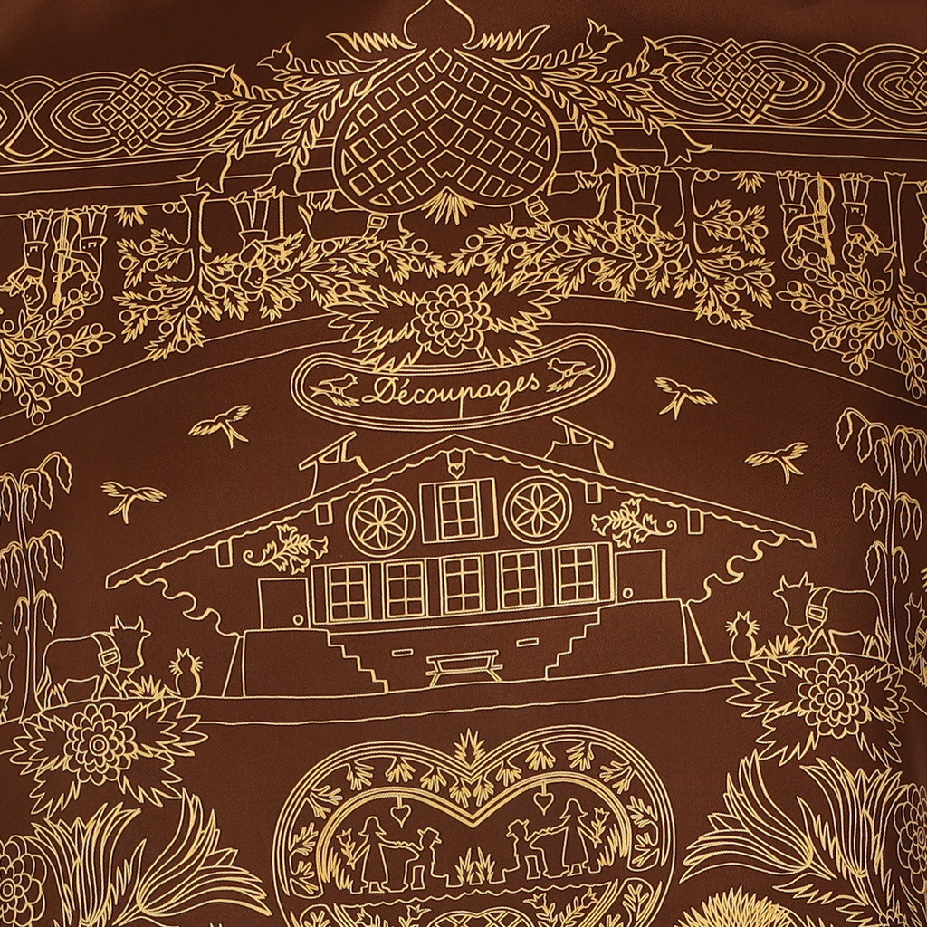 Hermès Découpages Silk Scarf