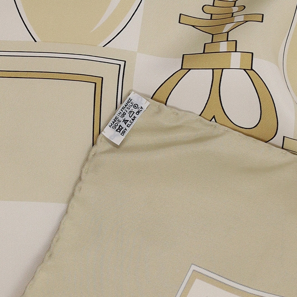 Hermès Échiquier Silk Scarf